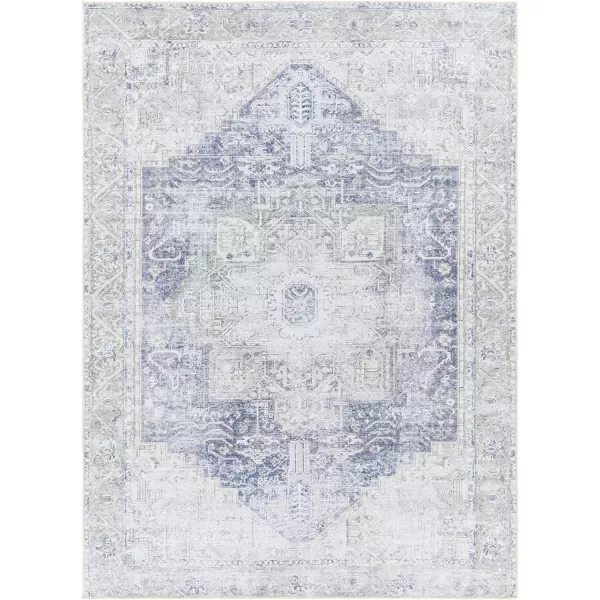 Artistic Weavers Suri Vintage Washable Area Rug 53 x 73 RustBlue810 x 12 Denim