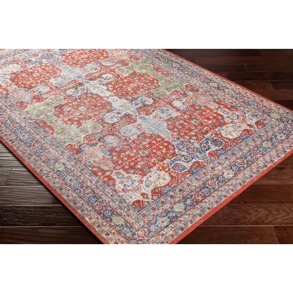 Artistic Weavers Talia Traditional Vintage Washable Runner Area Rug 27 x 73 RedMulti27 x 73