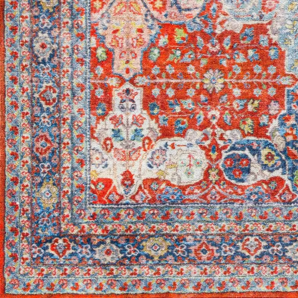 Artistic Weavers Talia Traditional Vintage Washable Runner Area Rug 27 x 73 RedMulti27 x 73