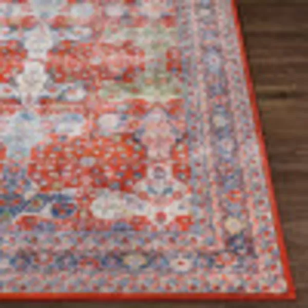 Artistic Weavers Talia Traditional Vintage Washable Runner Area Rug 27 x 73 RedMulti27 x 73