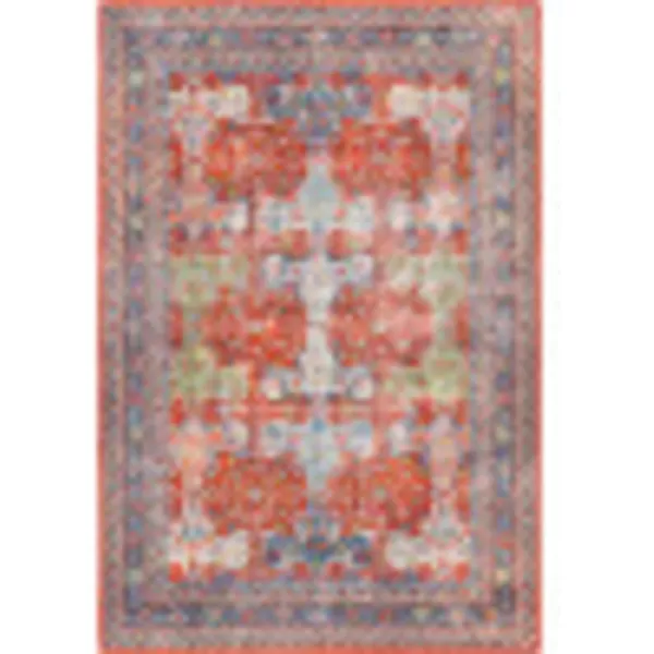 Artistic Weavers Talia Traditional Vintage Washable Runner Area Rug 27 x 73 RedMulti27 x 73