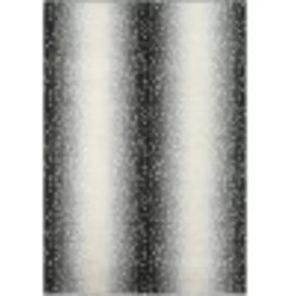 Artistic Weavers Tamako Modern Striped Area Rug 53 x 73 Medium Gray53 x 73 Black