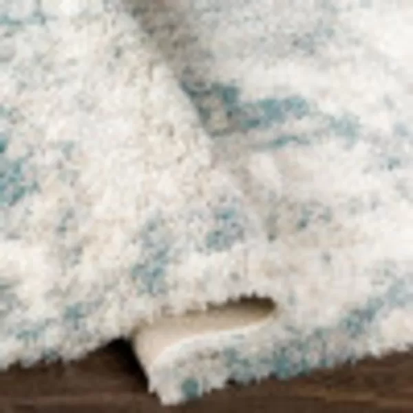 Artistic Weavers Teofilo Abstract Shag Area Rug 27 x 73 AquaArtistic Weavers Teofilo Abstract Shag Area Rug 27 x 73 Aqua