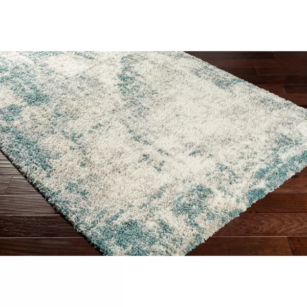 Artistic Weavers Teofilo Abstract Shag Area Rug 53 x 7 AquaArtistic Weavers Teofilo Abstract Shag Area Rug 53 x 7 Aqua