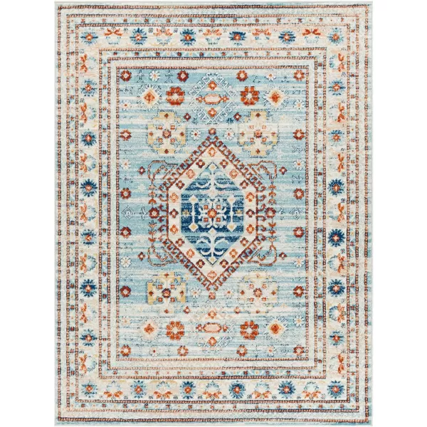 Artistic Weavers Tevazu Vintage Area Rug53 x 7Light Blue53 x 7 Light Blue