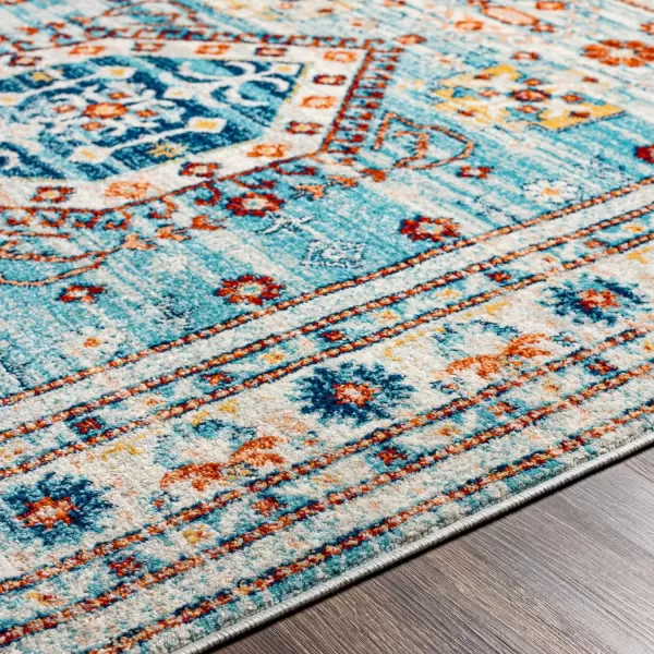 Artistic Weavers Tevazu Vintage Area Rug53 x 7Light Blue53 x 7 Light Blue