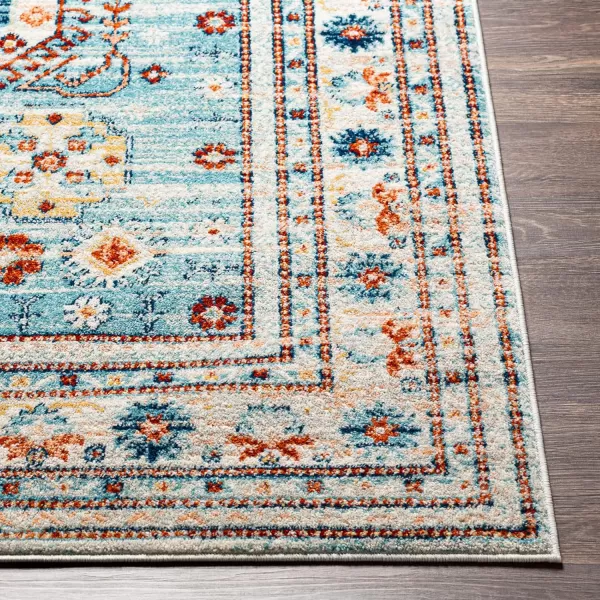 Artistic Weavers Tevazu Vintage Area Rug53 x 7Light Blue53 x 7 Light Blue