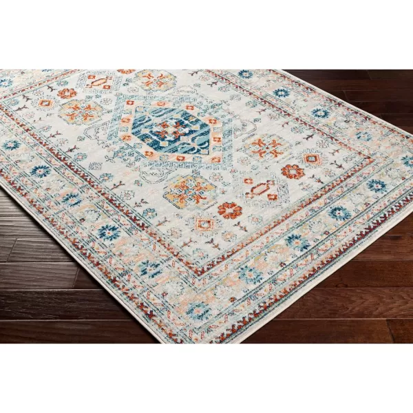 Artistic Weavers Tevazu Vintage Area Rug53 x 7Light Blue53 x 7 Light Gray