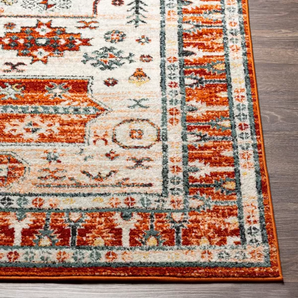 Artistic Weavers Tevazu Vintage Tribal Area Rug 53 x 7 Burnt OrangeBurnt Orange 710 x 10