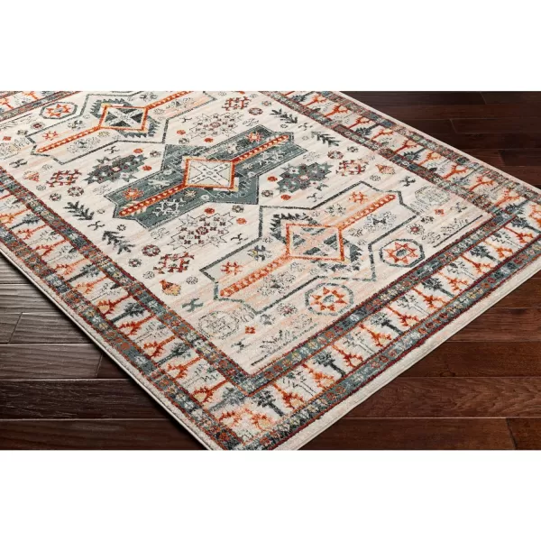 Artistic Weavers Tevazu Vintage Tribal Area Rug 53 x 7 Burnt OrangeLight Grey 67 x 9