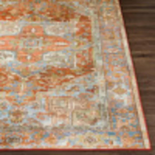 Artistic Weavers Tobi Vintage Medallion Washable Area Rug 710 x 106 Burnt Orange27 x 4