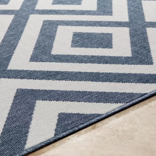 Artistic Weavers Trivette Blue Area Rug 73 Square73 Round Blue