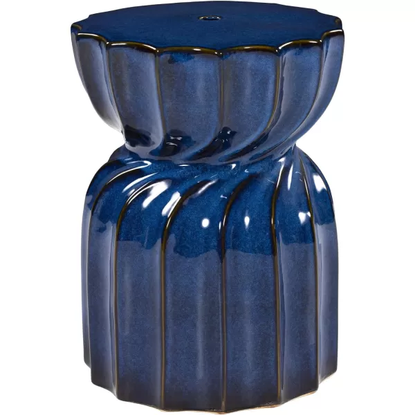 Artistic Weavers Twisted Garden Stool BlueArtistic Weavers Twisted Garden Stool Blue