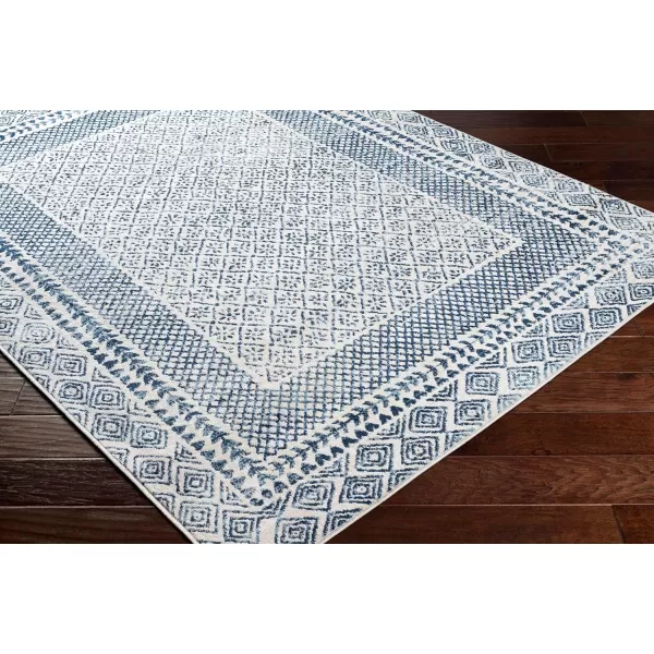 Artistic Weavers Vanessa Bohemian Border Area Rug Denim 53 x 719 x 123