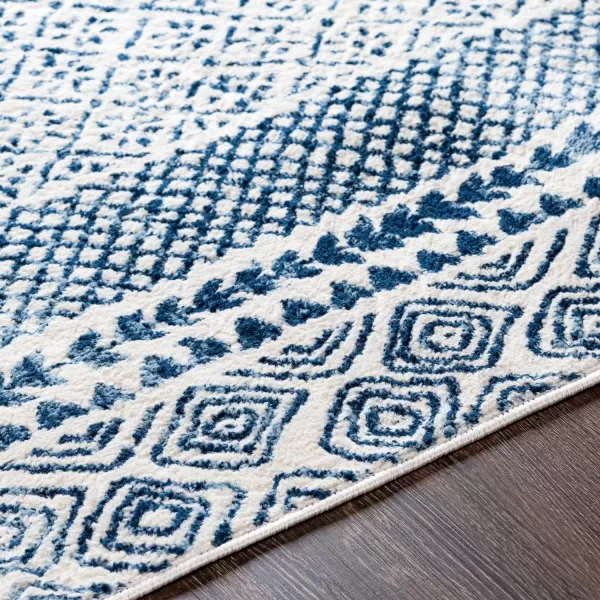 Artistic Weavers Vanessa Bohemian Border Area Rug Denim 53 x 719 x 123