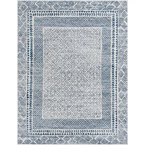 Artistic Weavers Vanessa Bohemian Border Area Rug Denim 53 x 719 x 123