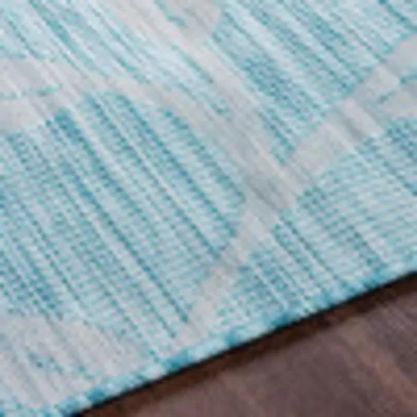 Artistic Weavers Verdi Outdoor Traditional Area Rug 51 x 7 Teal26 x 73 Teal