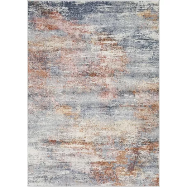 Artistic Weavers Vernon Modern Striped Area Rug 53 x 7 PinkGray53 x 7 OrangeDenim