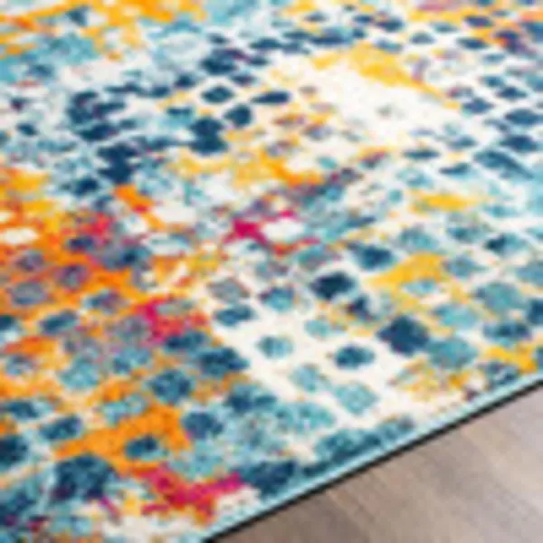 Artistic Weavers Vivi Bohemian Abstract Area Rug 53 x 71 Navy53 x 71 Orange