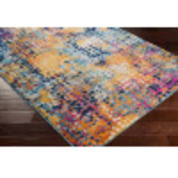 Artistic Weavers Vivi Bohemian Abstract Area Rug 53 x 71 Navy53 x 71 Orange