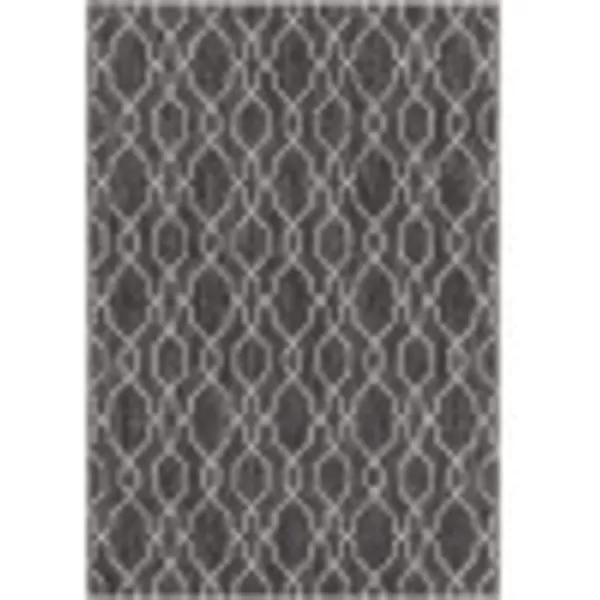 Artistic Weavers Wallis Outdoor Traditional Area Rug 710 Square Black43 x 511 Black