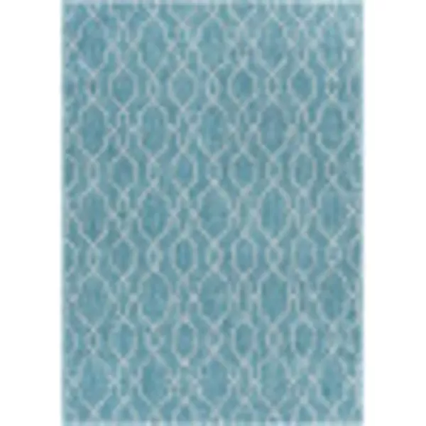 Artistic Weavers Wallis Outdoor Traditional Area Rug 710 Square Black710 x 102 Teal