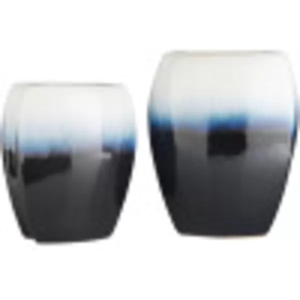 Artistic Weavers Woodville Vases 12 H x 7 W x 10 D 10 H x 6 W x 8 D NavyWhite12H x 7W x 10D 10H x 6W x 8D NavyWhite