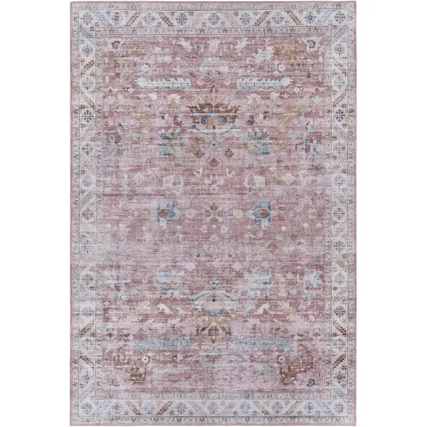 Artistic Weavers Xavi Oriental Border Area Rug 5 x 76 Blush23 x 39 Blush