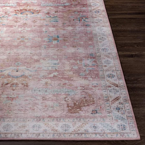 Artistic Weavers Xavi Oriental Border Area Rug 5 x 76 Blush23 x 39 Blush