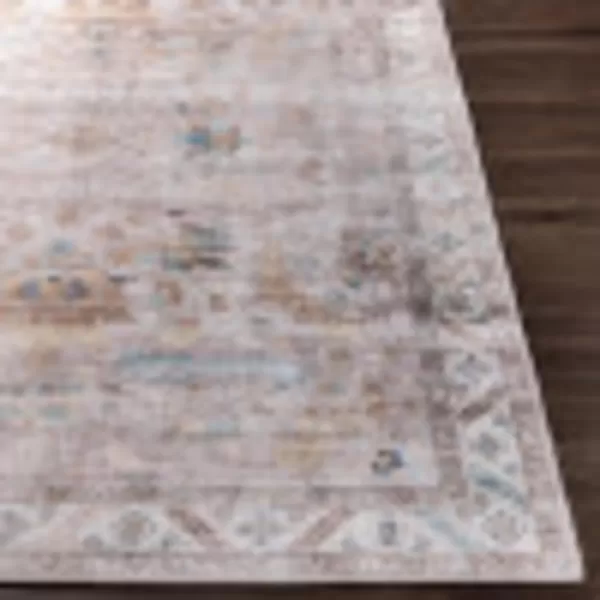 Artistic Weavers Xavi Oriental Border Area Rug 5 x 76 Blush23 x 39 Light Brown