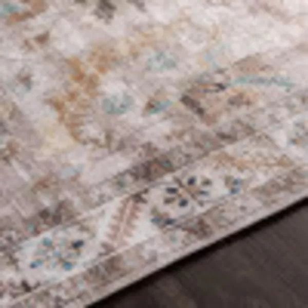 Artistic Weavers Xavi Oriental Border Area Rug 5 x 76 Blush23 x 39 Light Brown