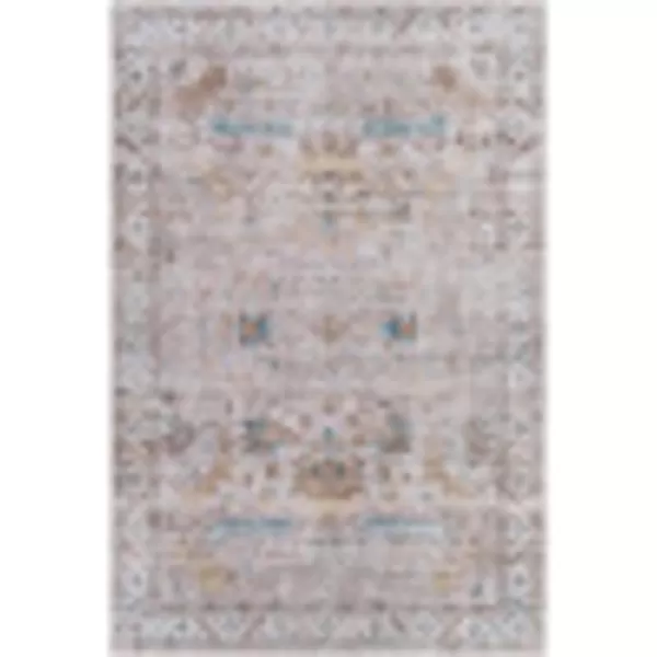 Artistic Weavers Xavi Oriental Border Area Rug 5 x 76 Blush23 x 39 Light Brown