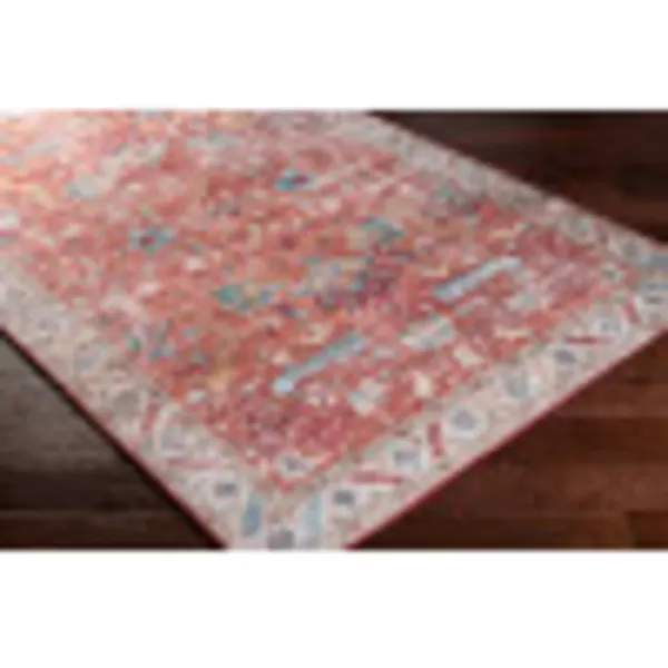 Artistic Weavers Xavi Oriental Border Area Rug 5 x 76 Blush23 x 39 Red