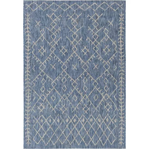 Artistic Weavers Yesina Bohemian Outdoor Area Rug 710 Square Aqua2 x 211 Blue