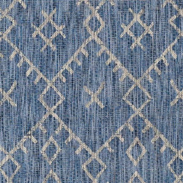 Artistic Weavers Yesina Bohemian Outdoor Area Rug 710 Square Aqua2 x 211 Blue