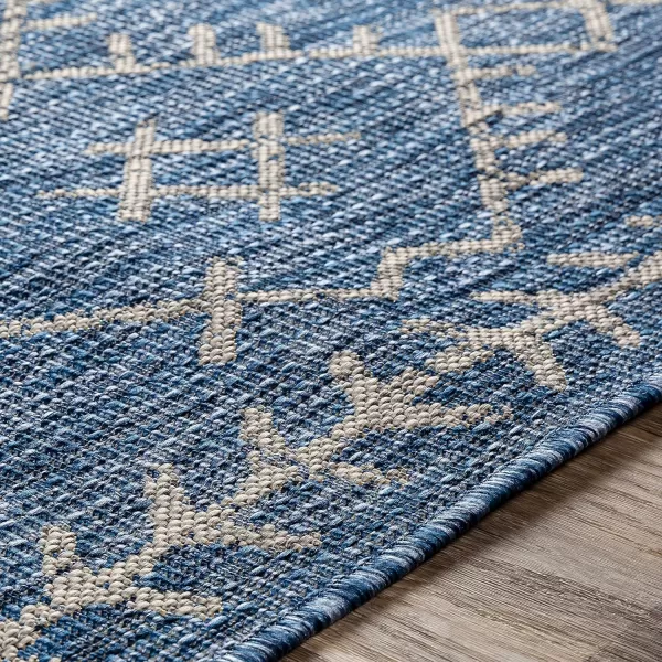 Artistic Weavers Yesina Bohemian Outdoor Area Rug 710 Square Aqua53 x 77 Blue