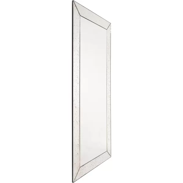 Artistic Weavers Zortman Speckled Rectangular Beveled Glass Mirror 32 H x 24 W x 02 D Silver32H x 24W x 02D