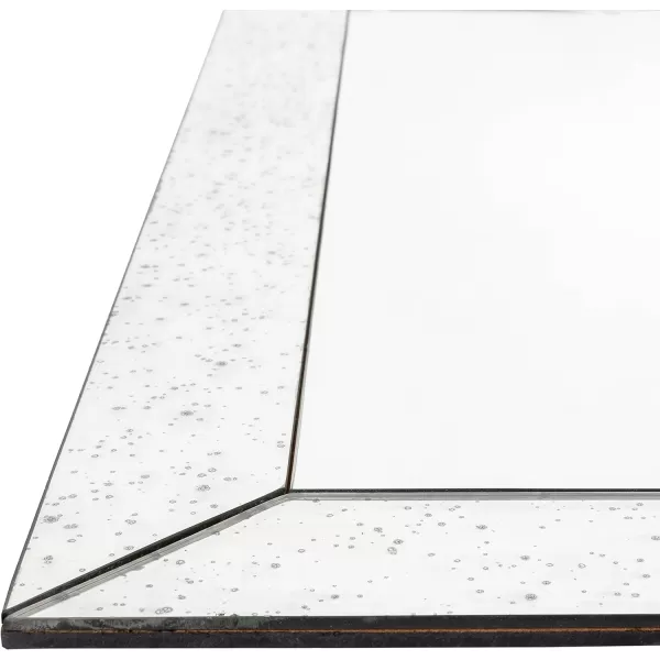 Artistic Weavers Zortman Speckled Square Beveled Glass Mirror 24 H x 24 W x 02 D Silver18H x 18W x 02D