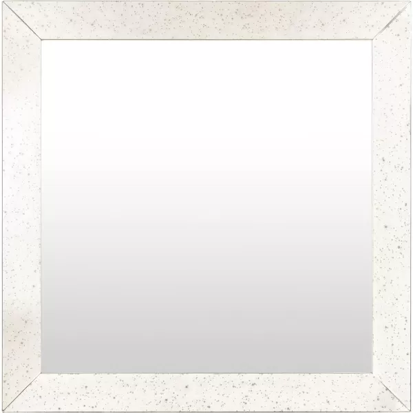 Artistic Weavers Zortman Speckled Square Beveled Glass Mirror 24 H x 24 W x 02 D Silver30H x 30W x 02D