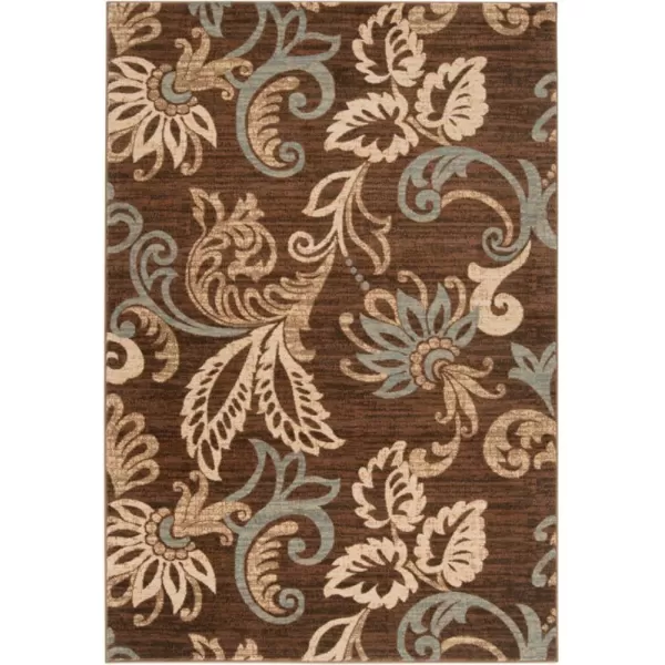 Deacon Coffee Bean Transitional Area Rug 10 x 13Rectangular Brown 9 ft 10 in x 12 ft 10 in