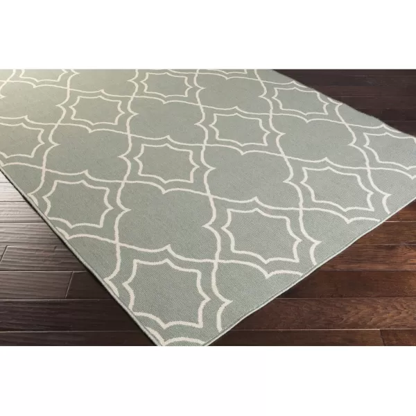 Georgia Beige Indoor  Outdoor Area Rug 73 Square2 ft 5 in x 4 ft 5 in Green