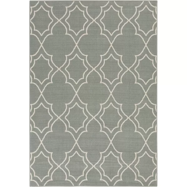 Georgia Beige Indoor  Outdoor Area Rug 73 Square2 ft 5 in x 4 ft 5 in Green