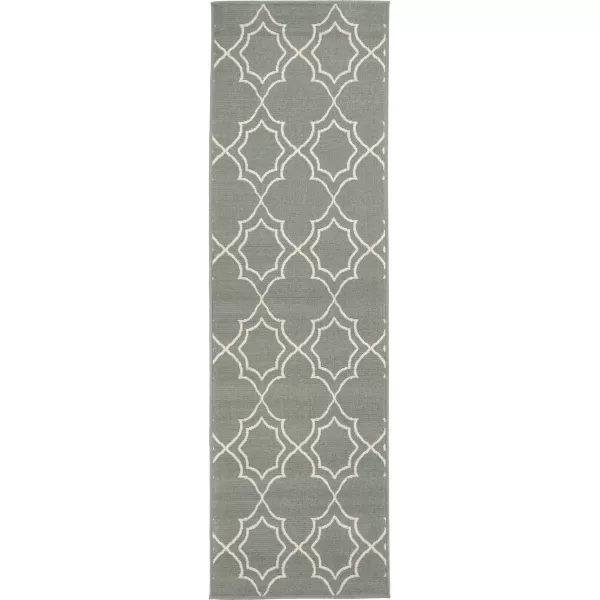 Georgia Beige Indoor  Outdoor Area Rug 73 Square2 ft 5 in x 7 ft 10 in Green