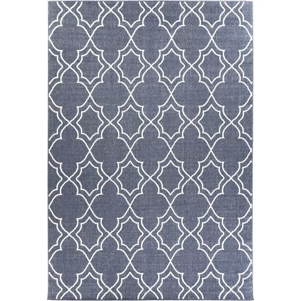 Georgia Beige Indoor  Outdoor Area Rug 73 Square73 x 106 Grey