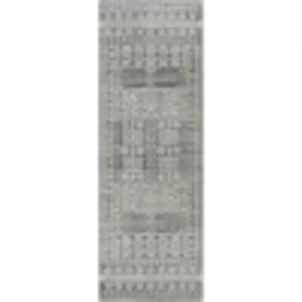 Kiri Global Bohemian Area Rug27 x 76 Medium Gray