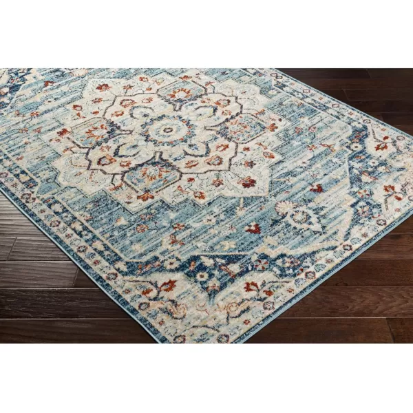 Redondo Beach Outdoor Boho Area Rug53 x 7SlateCoral53 x 7 AquaCream