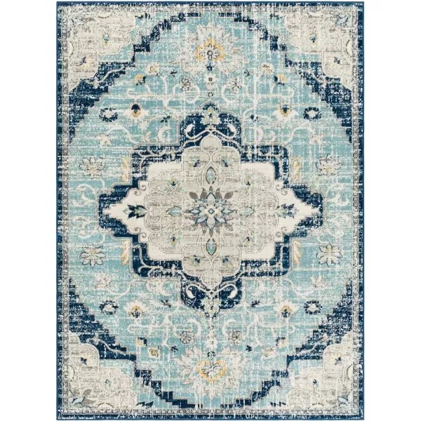 Redondo Beach Outdoor Boho Area Rug53 x 7SlateCoral53 x 7 AquaGrey