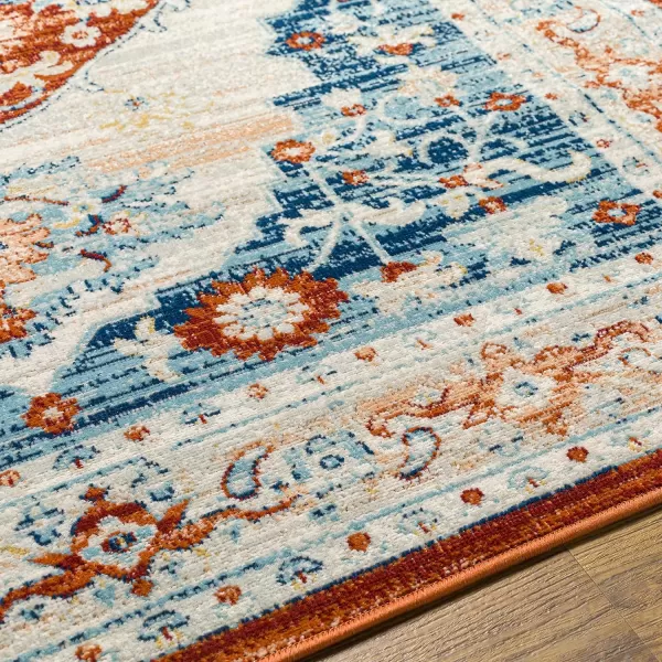 Redondo Beach Outdoor Boho Area Rug53 x 7SlateCoral53 x 7 Burnt OrangeDenim