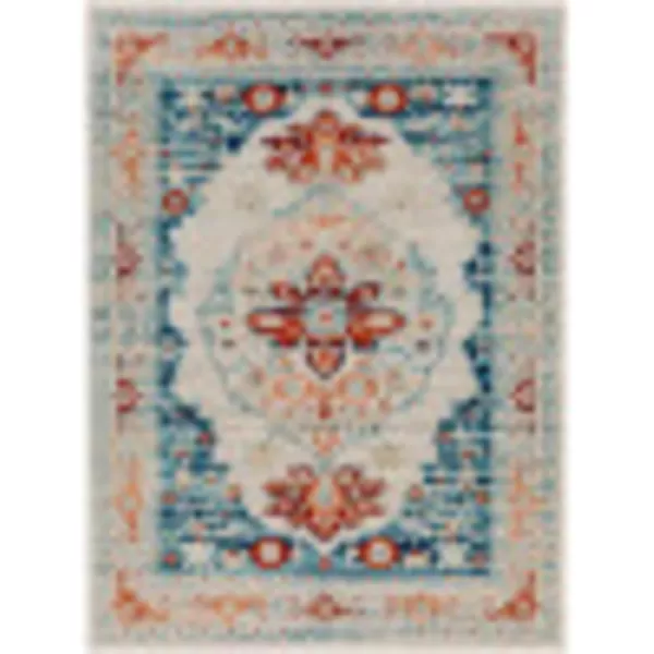 Redondo Beach Outdoor Boho Area Rug53 x 7SlateCoral53 x 7 Burnt OrangeGrey