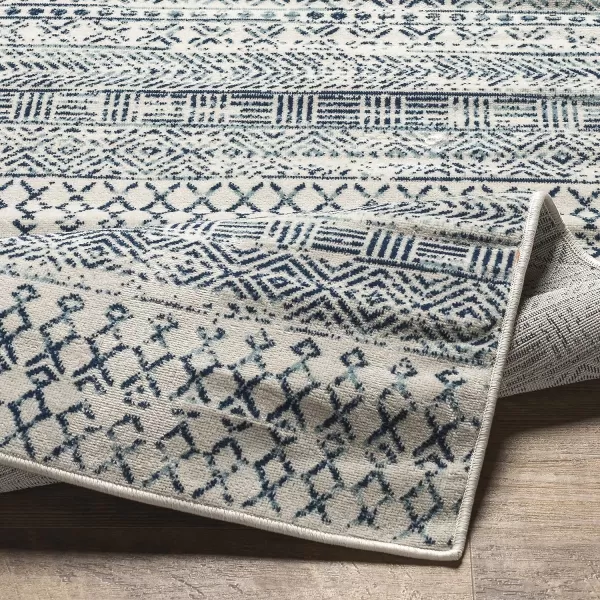 Redondo Beach Outdoor Boho Area Rug53 x 7SlateCoral53 x 7 Denim